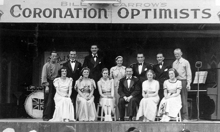 Billy Scarrow's Coronation Optimists, Redcar 1937